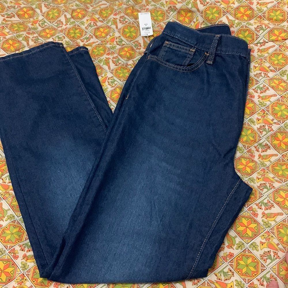 NEW Old Navy Skinny Jeans Women’s Plus Size 18 Blue Denim Pants Flat Waist 16x29